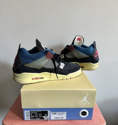 Jordan 4 Retro Union Off Noir Size 11