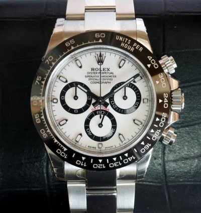 Rolex Daytona Panda 116500ln 2022 Unworn 40mm Stainless Steel Full Set White And Black