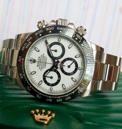 Rolex Daytona Panda 116500ln 2022 Unworn 40mm Stainless Steel Full Set White And Black