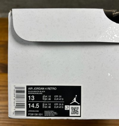Jordan 4 Retro White Thunder