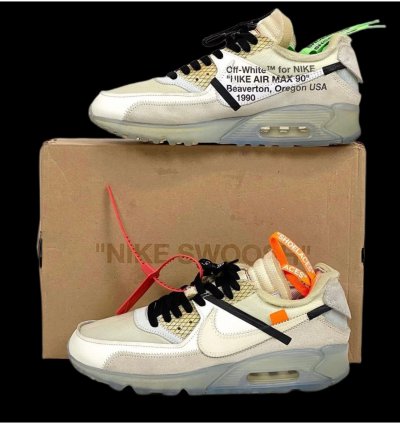 2017 Off-white Nike Air Max 90 White Og Rare Virgil Abloh