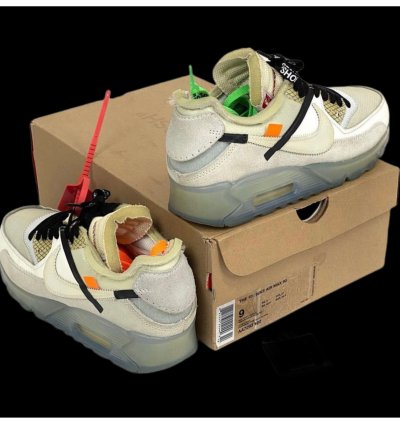 2017 Off-white Nike Air Max 90 White Og Rare Virgil Abloh