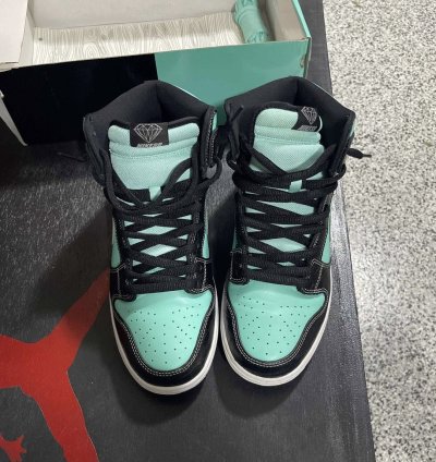 Nike Sb Dunk High Diamond Supply Co Aqua Blue