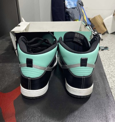 Nike Sb Dunk High Diamond Supply Co Aqua Blue