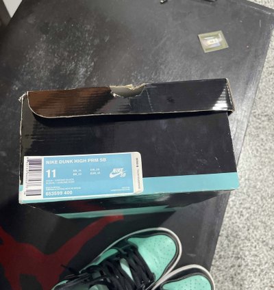 Nike Sb Dunk High Diamond Supply Co Aqua Blue