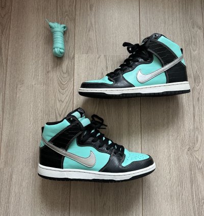 Nike Sb Dunk High Diamond Supply Co Tiffany