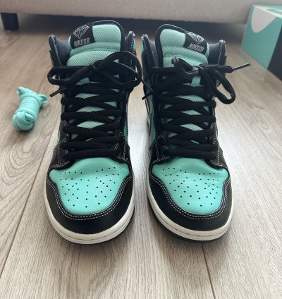 Nike Sb Dunk High Diamond Supply Co Tiffany