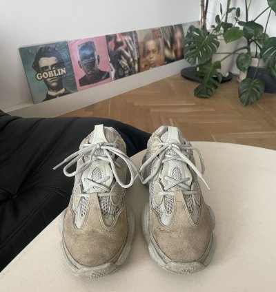 2018 Adidas Yeezy 500 Salt Sneakers Yeezus Beige Kanye West