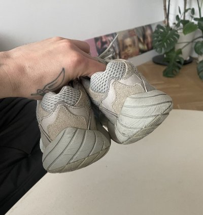 2018 Adidas Yeezy 500 Salt Sneakers Yeezus Beige Kanye West