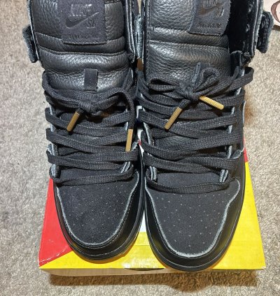 Nike Sb Dunk High Faust Black Gold