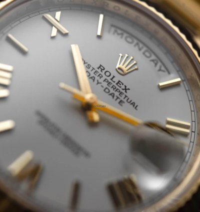 Rolex Day-date 40 Unworn Full Set 228238 White Roman Dial