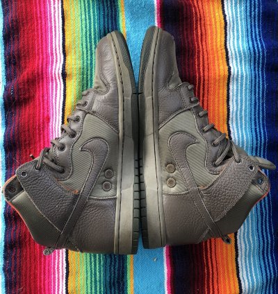 Nike Sb Dunk High Frank Kozik Green Orange Military Size 9
