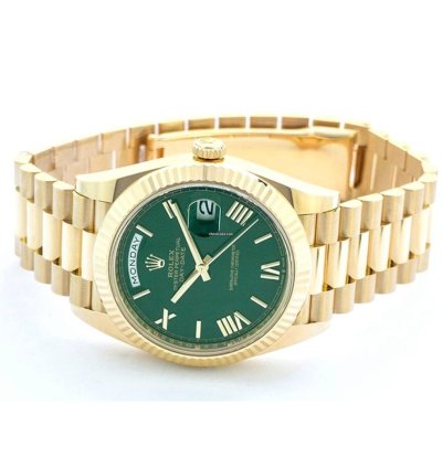 Rolex Day-date 40 Unworn Full Set Green Dial 228238