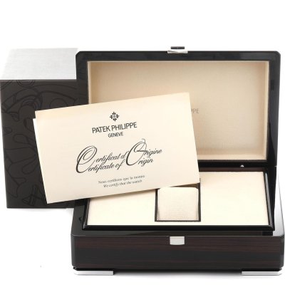 Patek Philippe Nautilus White Gold Moonphase Mens Watch 5712 Box Paper