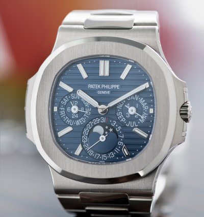 Patek Philippe Nautilus White Gold Perpetual Calendar