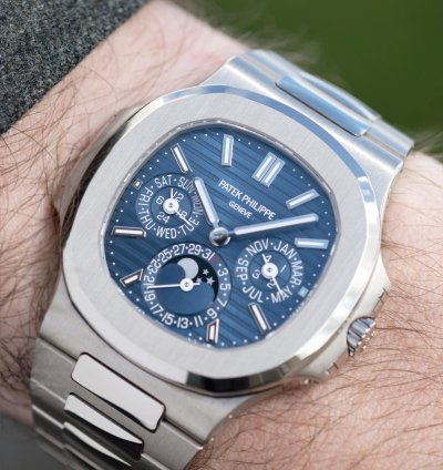 Patek Philippe Nautilus White Gold Perpetual Calendar