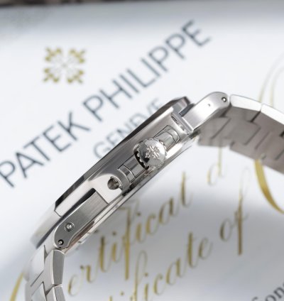 Patek Philippe Nautilus White Gold Perpetual Calendar