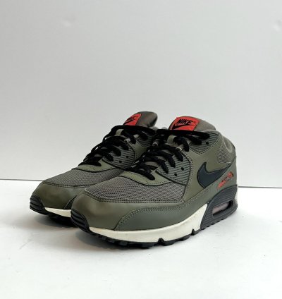 2018 Nike Air Max 90 Essential Olive Green Super Rare Sz 9 5