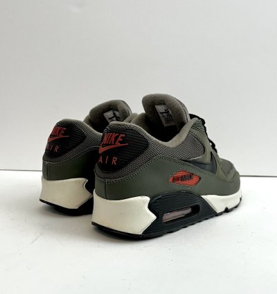 2018 Nike Air Max 90 Essential Olive Green Super Rare Sz 9 5