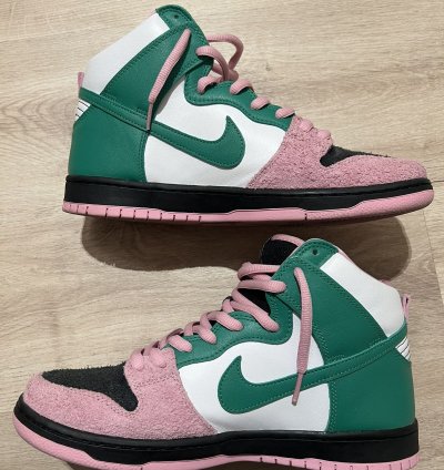 Nike Sb Dunk High Invert Celtics