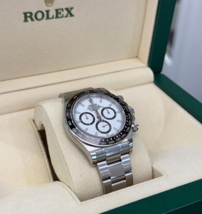 Rolex Daytona Panda Nuovo 2025 Full Stickers New Model Full Set Con Documenti Scatola