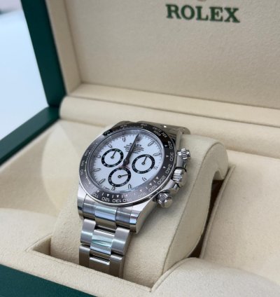 Rolex Daytona Panda Nuovo 2025 Full Stickers New Model Full Set Con Documenti Scatola