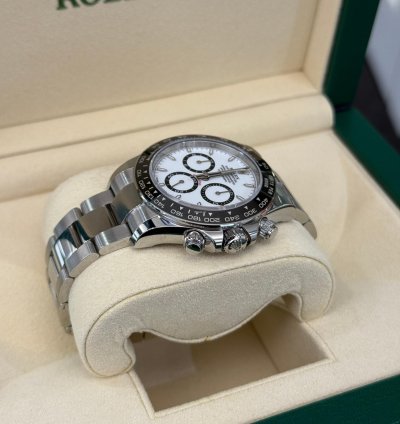 Rolex Daytona Panda Nuovo 2025 Full Stickers New Model Full Set Con Documenti Scatola