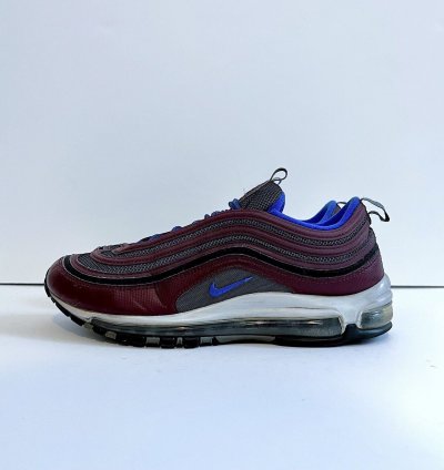 2018 Nike Air Max 97 Night Maroon Blue 921826 012 Rare Sz 10