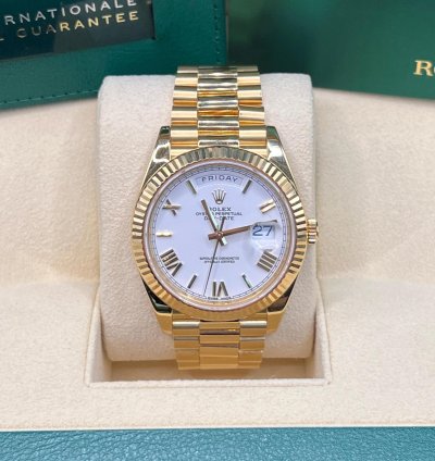 Rolex Day-date 40 White Dial 40mm