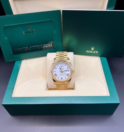 Rolex Day-date 40 White Dial 40mm