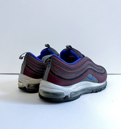 2018 Nike Air Max 97 Night Maroon Blue 921826 012 Rare Sz 10