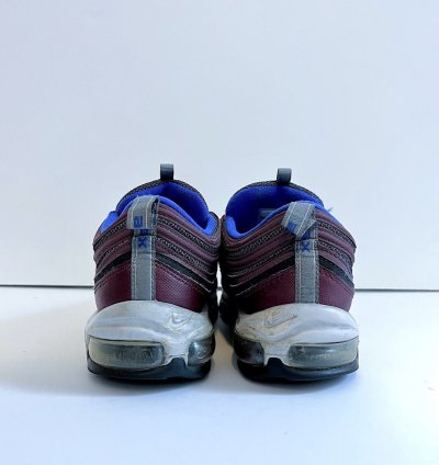 2018 Nike Air Max 97 Night Maroon Blue 921826 012 Rare Sz 10