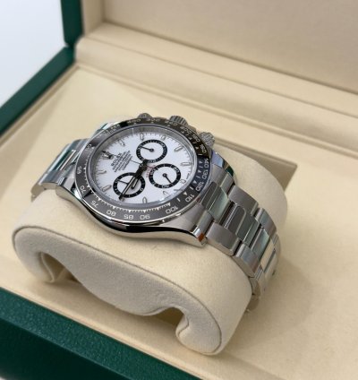 Rolex Daytona Panda White Nuovo 2025 Aprile New Model Full Set Con Documenti Scatola Rolex