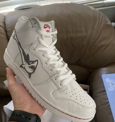 Nike Sb Dunk High Oski Great White