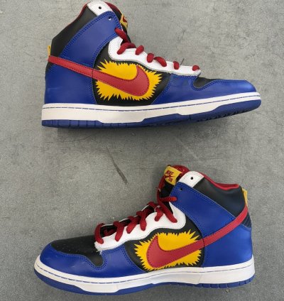 2018 Nike Sb Dunk High Comic 305050-064 Size 12