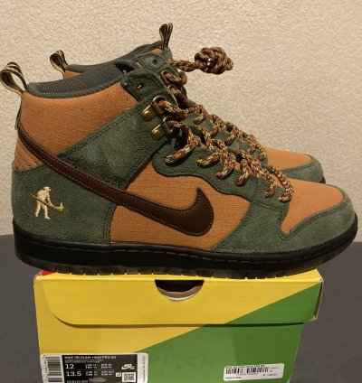 Nike Sb Dunk High Pass Port Work Boots Size 12
