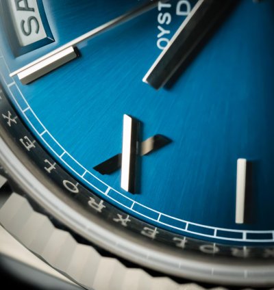 Rolex Day-date 40 White Gold Blue Dial President Bracelet Bnib Complete Set