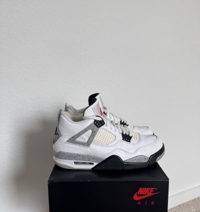 Jordan 4 White Cement