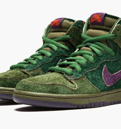 Nike Sb Dunk High Premium 420 Skunk 313171 300 - Size 11 5