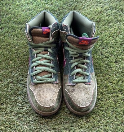 Nike Sb Dunk High Premium 420 Skunk 313171 300 - Size 11 5