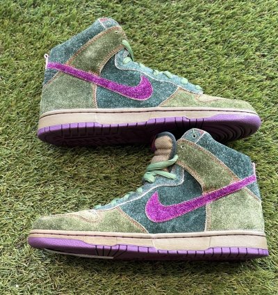 Nike Sb Dunk High Premium 420 Skunk 313171 300 - Size 11 5