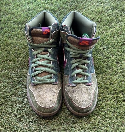 Nike Sb Dunk High Premium 420 Skunk 313171 300 - Size 11 5