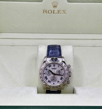 Rolex Daytona Pave Diamond Dial - Full Set