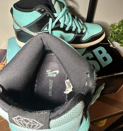 Nike Sb Dunk High Premium Diamond Supply Co Tiffany 2014