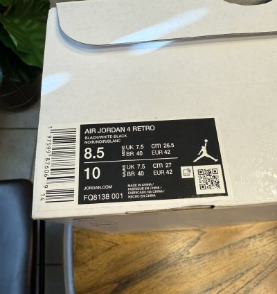 Jordan 4 White Thunder
