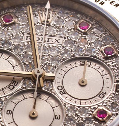 Rolex Daytona Pave Rubini Nos Full Set