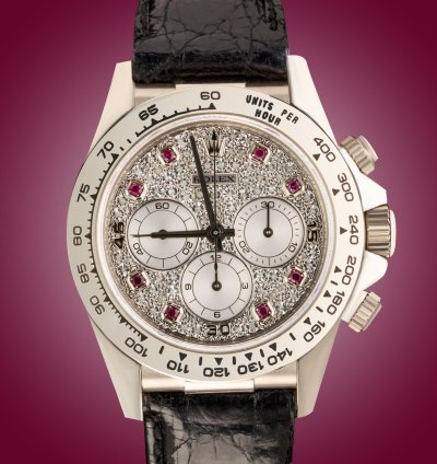 Rolex Daytona Pave Rubini Nos Full Set