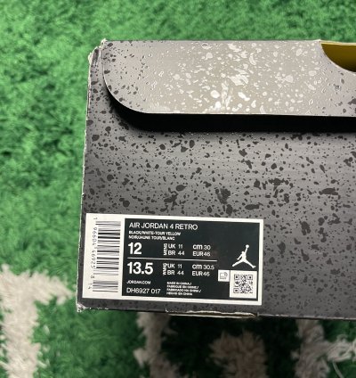 Jordan 4 Yellow Thunder
