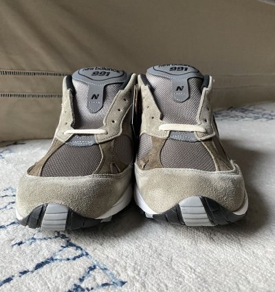 13 New Balance 991 Miuk Jjjjound Grey Olive Brown M991jja