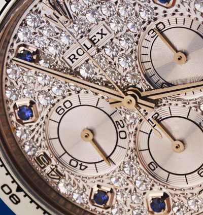 Rolex Daytona Pave Zaffiri Full Set
